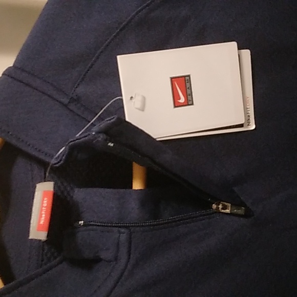 Youth Nike Navy FitDry Baseball Jersey Shirt - Picture 4 of 8